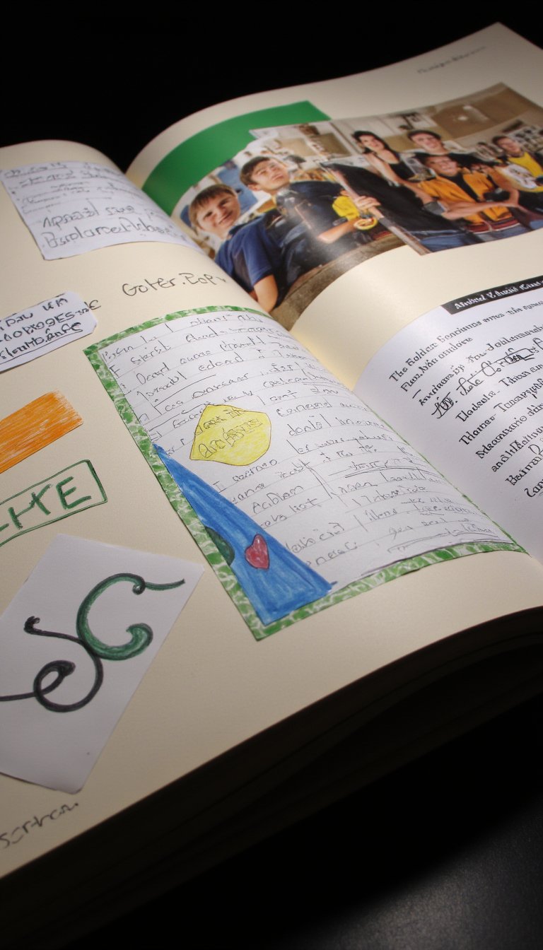 13. Academic Journey Scrapbook