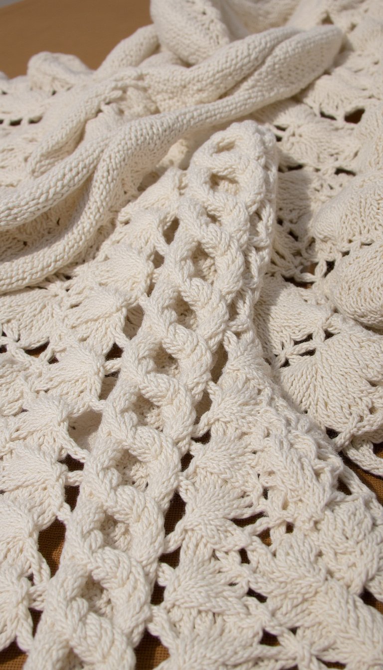 14. A Boho-Inspired Macramé Blanket