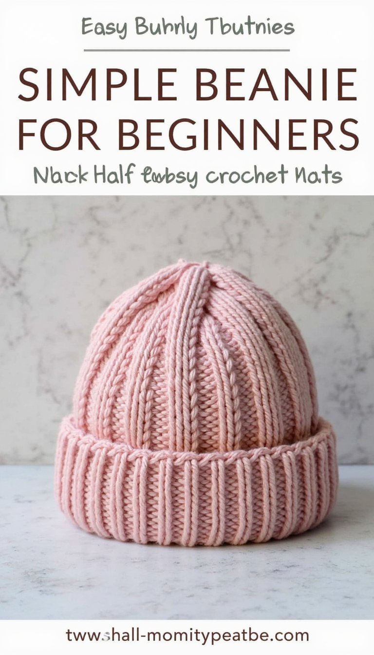 4. Simple Beanie for Beginners
