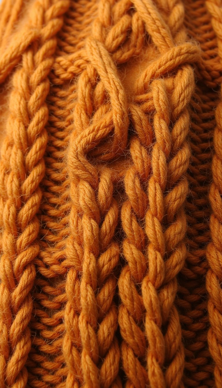 15. A "Knitted-Look" Cable-Knit Beanie