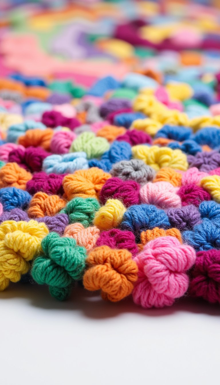 8. Upcycled T-Shirt Yarn Rug