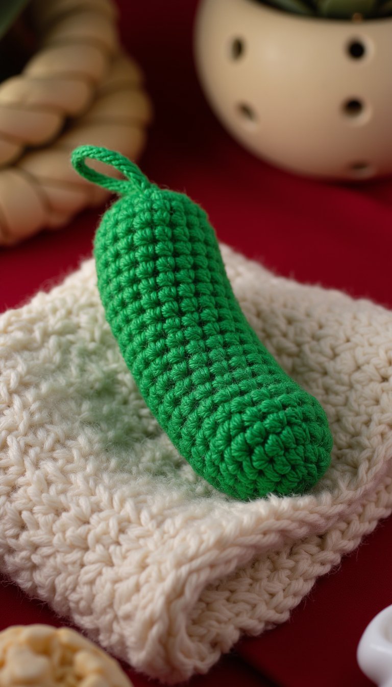 18. Amigurumi Christmas Pickle