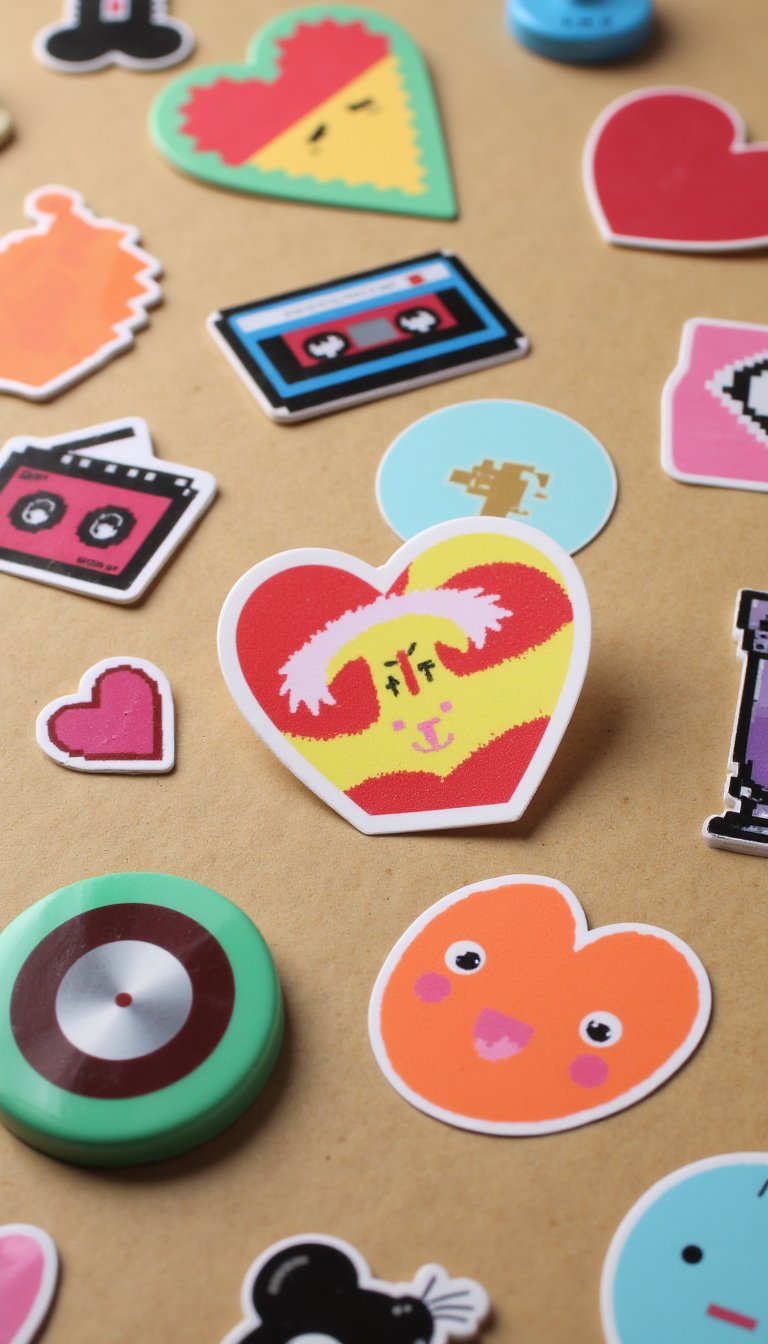 16. Analog & Tech Mix Stickers
