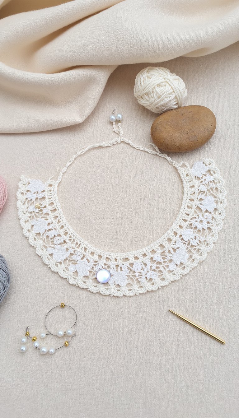 11. Delicate Lace Choker Necklace