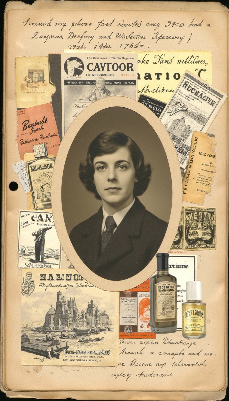 12. Vintage Advertisement Collages