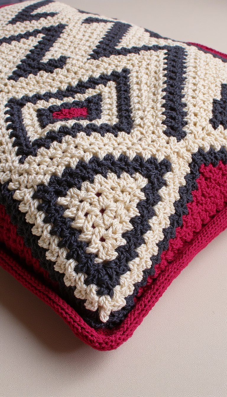 1. The Classic Geometric Pillow