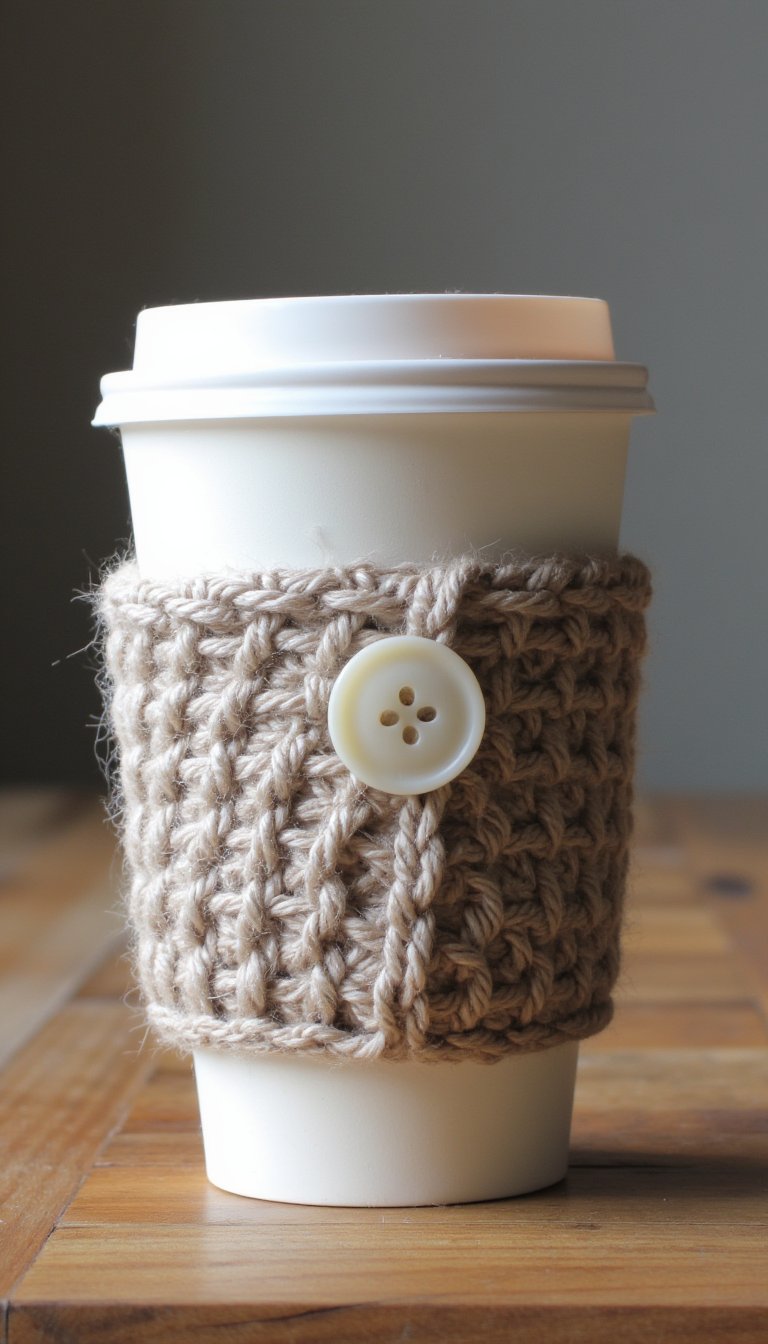 1. Cozy Coffee Sleeve