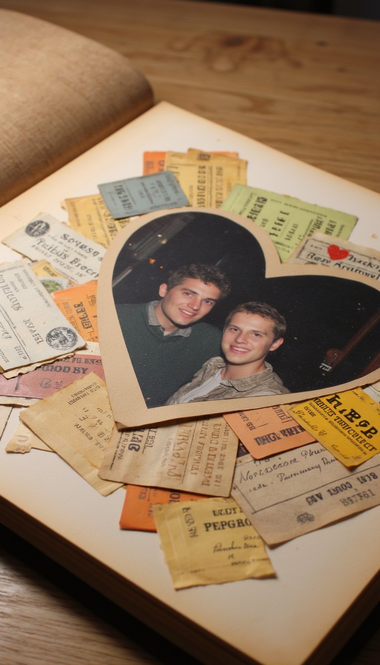 3. Concert & Event Ticket Stub Collage