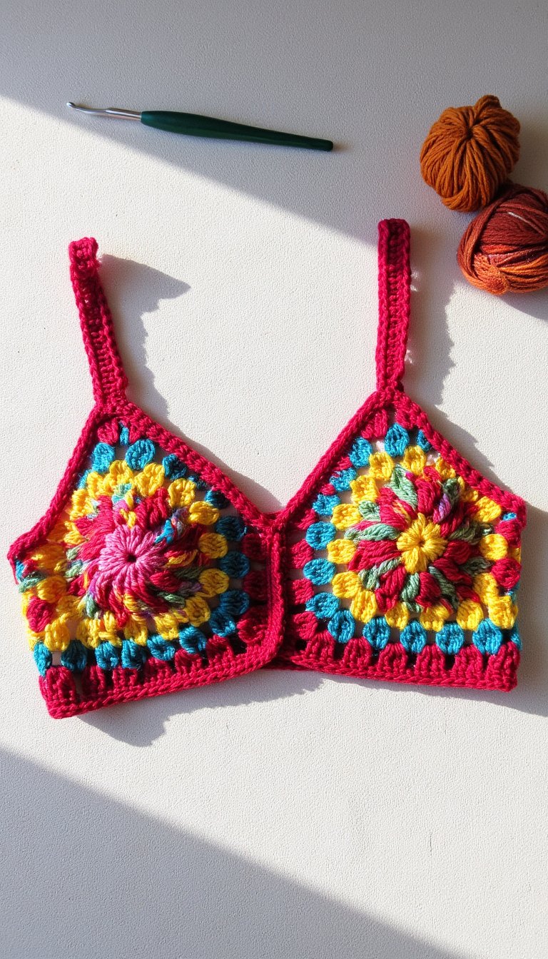 1. The Classic Granny Square Bralette