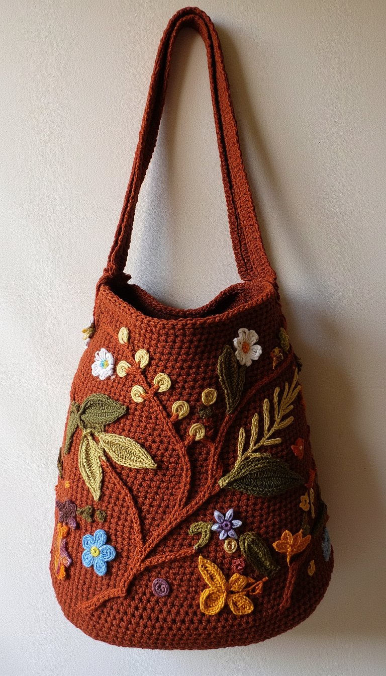 14. Tapestry Crochet Story Bag