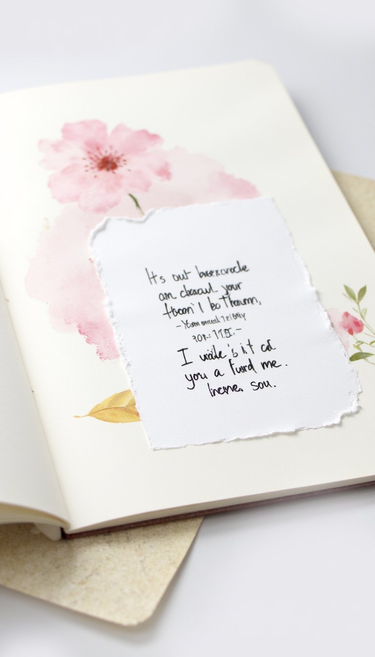 11. A Hand-Lettered Quote Overlay