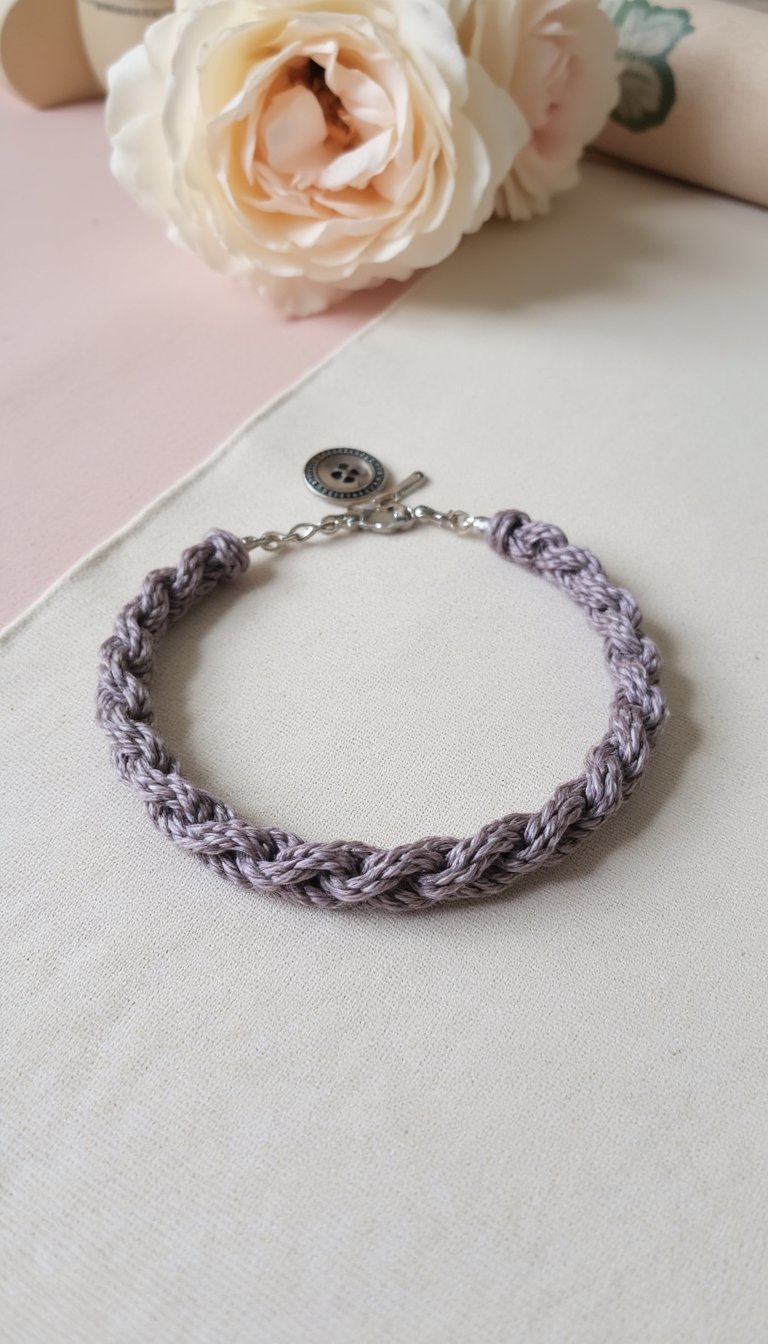 13. Simple Cable Bracelet