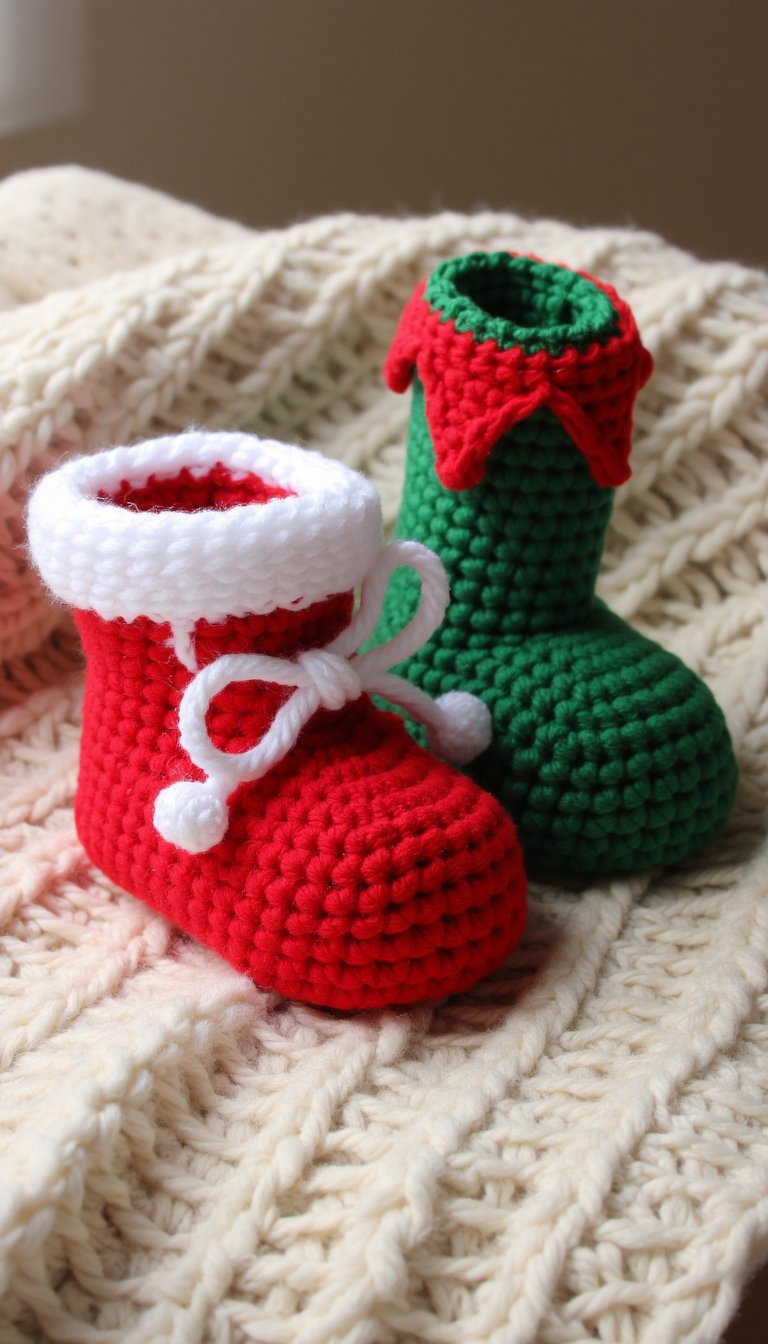 10. Santa & Elf Bootie Gift Bags