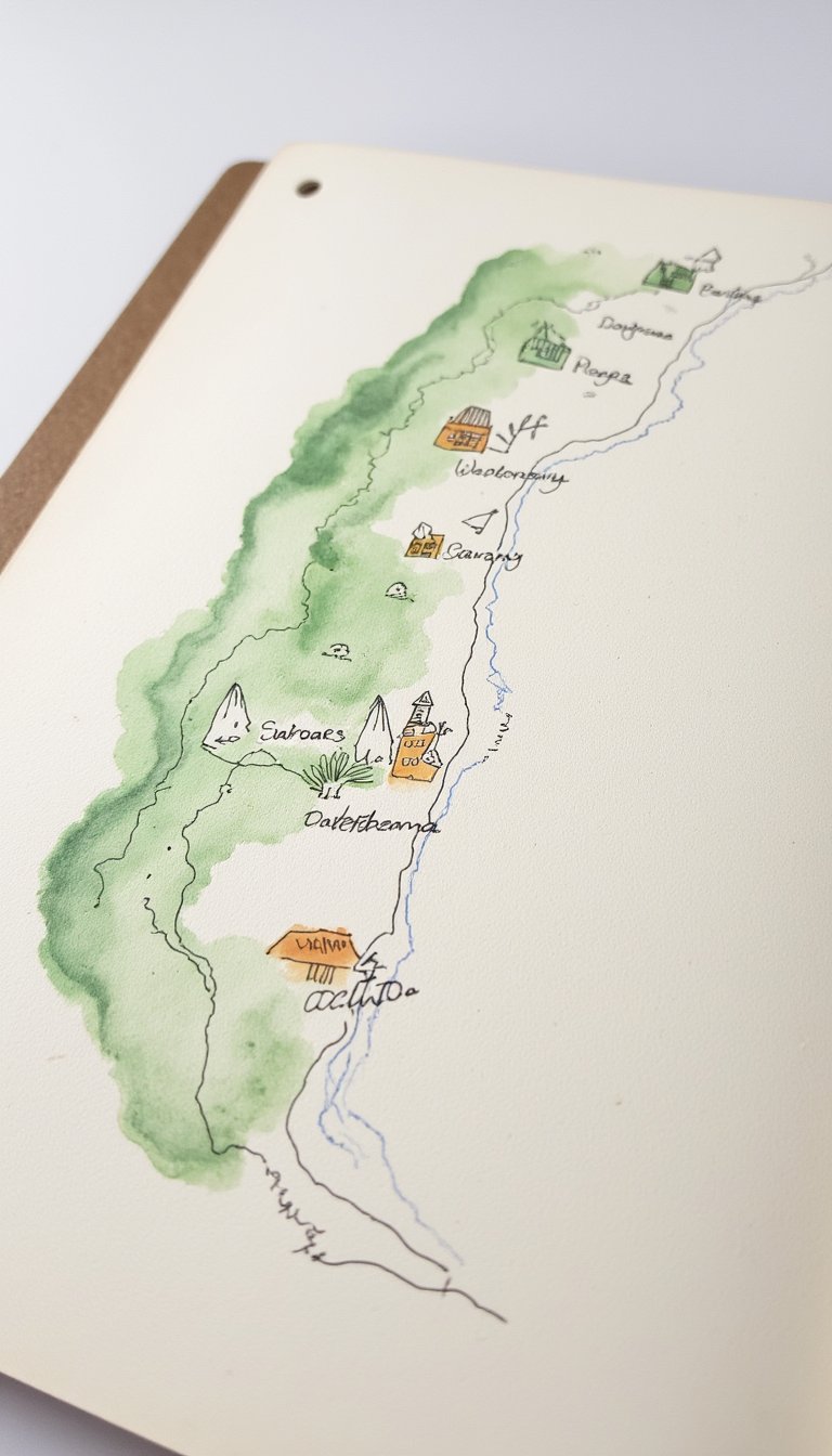16. Hand-Drawn Maps