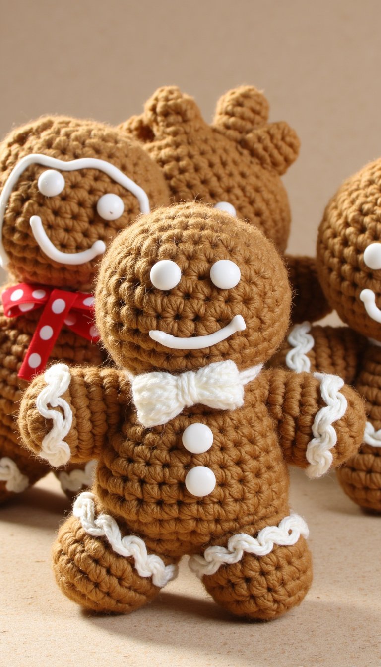 7. Hanging Gingerbread People