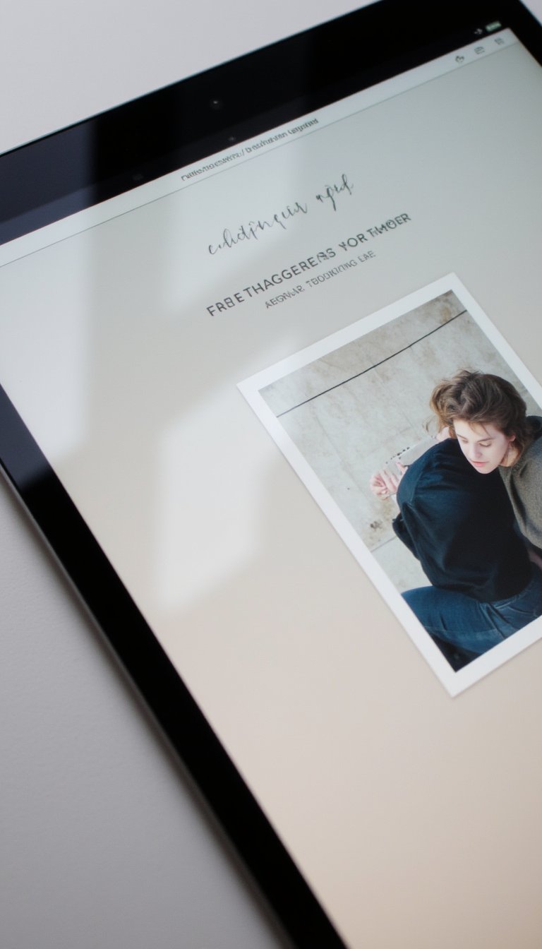 15. Minimalist Photo-First Layouts