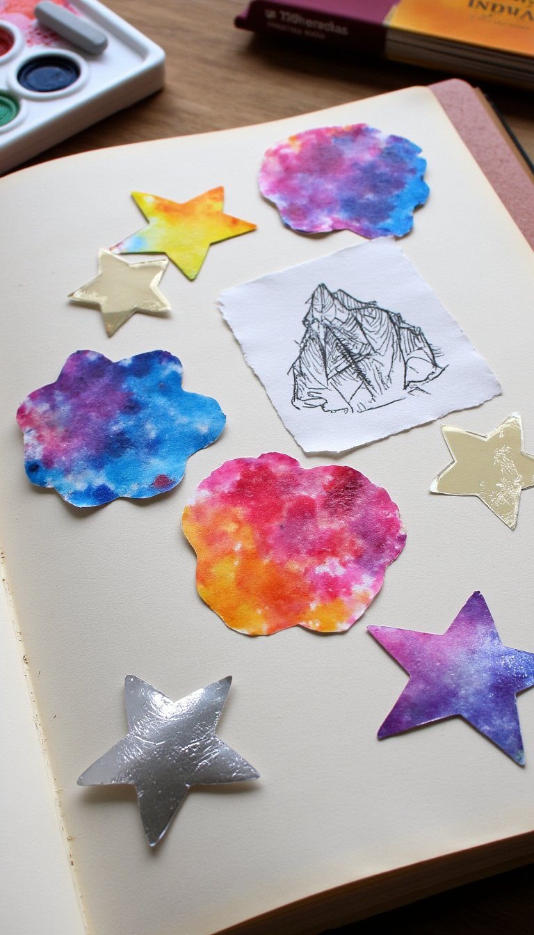 17. Your Own "Failed" Art as Stickers