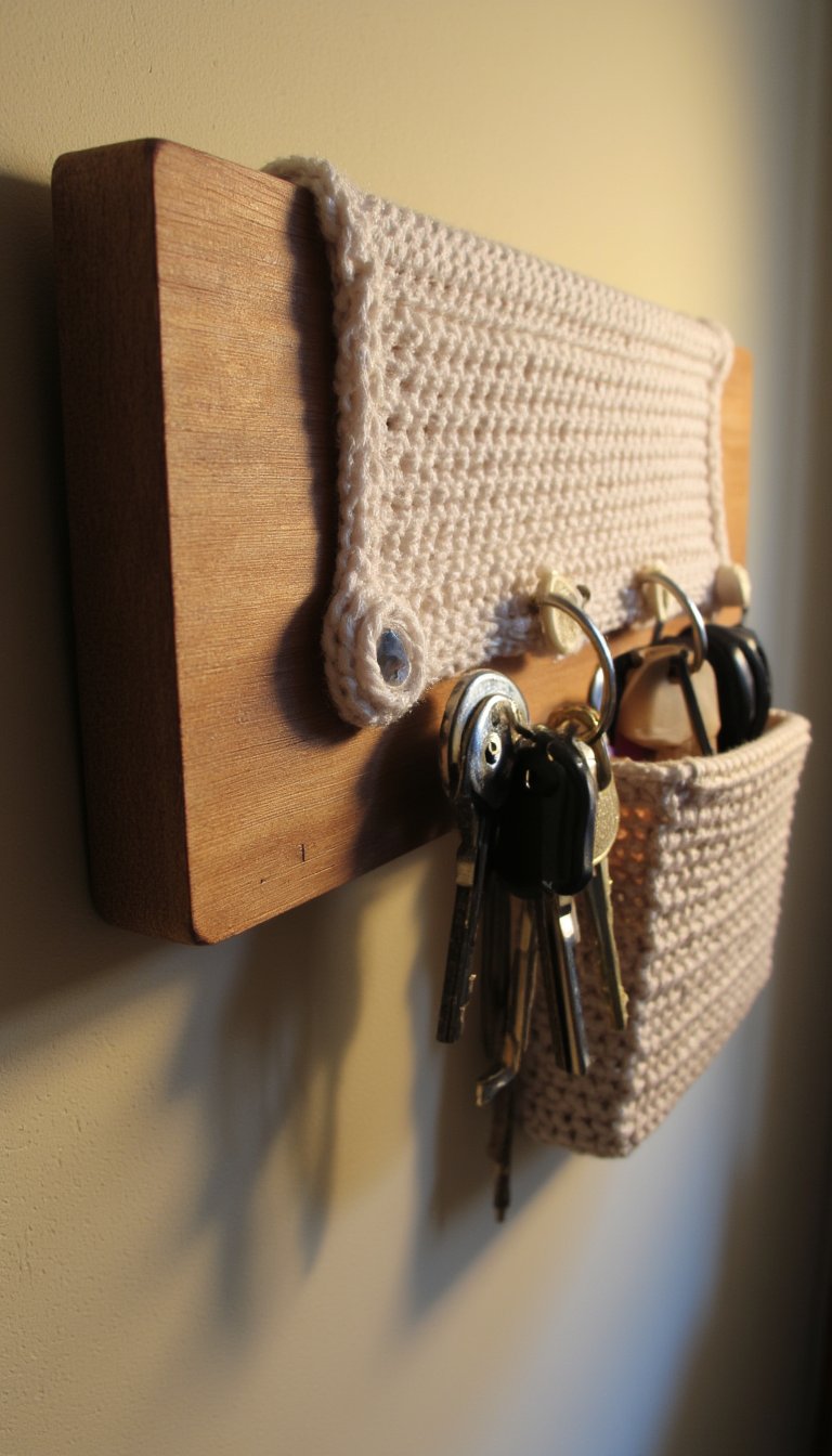 11. A Wall-Mounted Key Holder