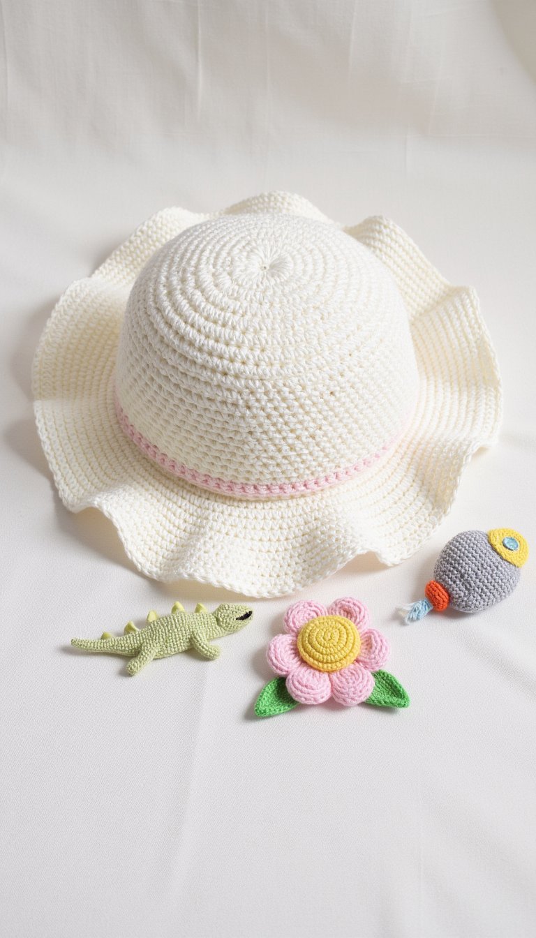 25. A Sun Hat with a Floppy Brim