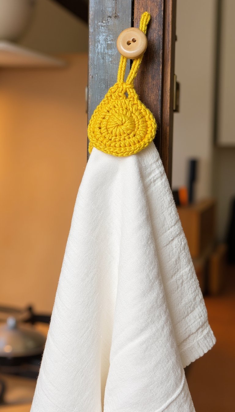 17. Practical Kitchen Towel Topper