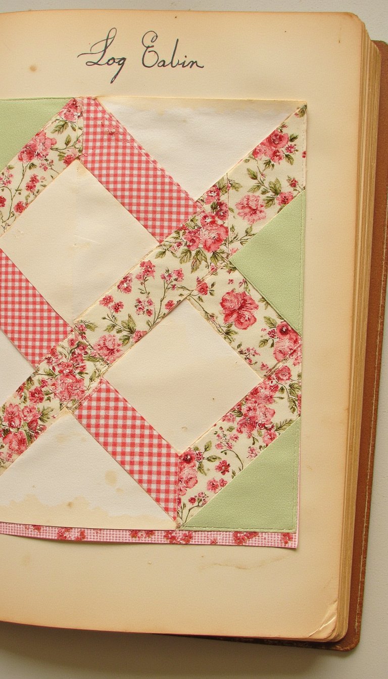 22. Quilt Block Patterned Pages