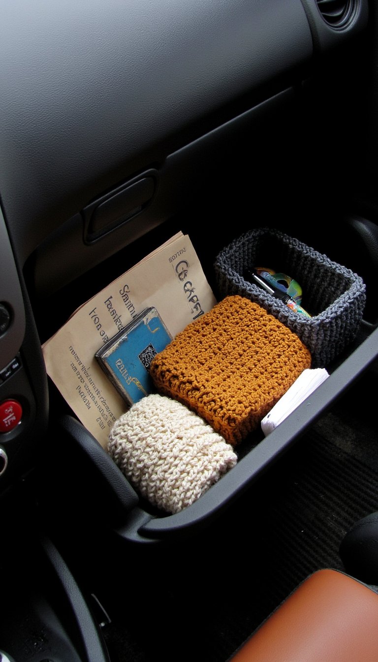 21. Glove Compartment Organizer Inserts