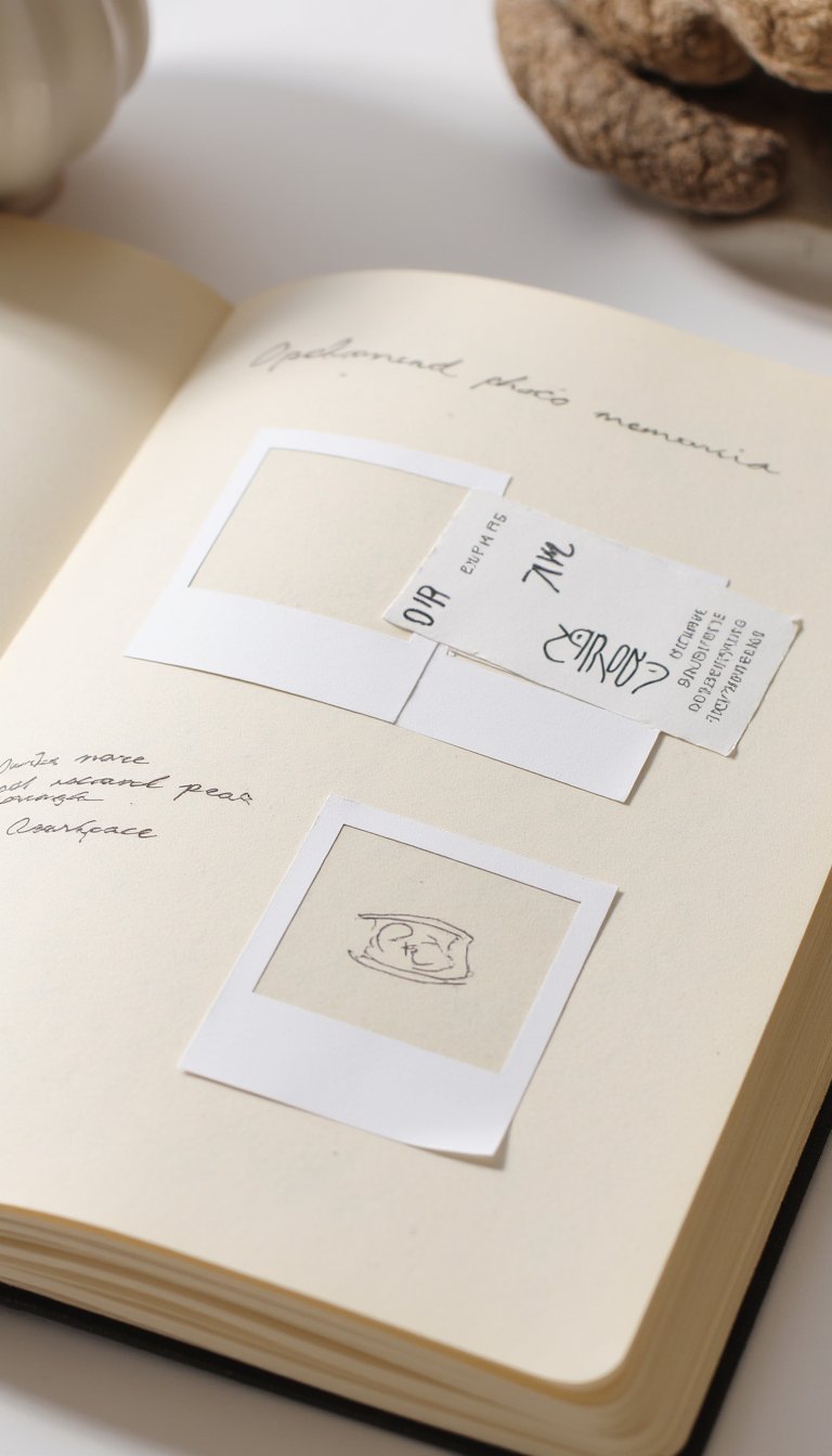 3. A Polaroid-Style Photo Memory Page