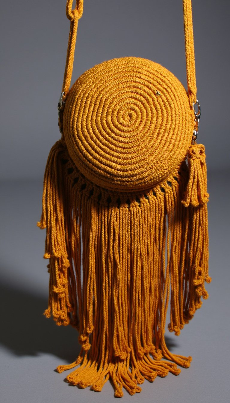 2. Boho Fringe Crossbody