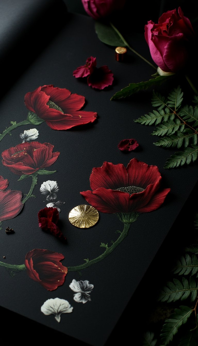 9. Dark & Moody Botanical