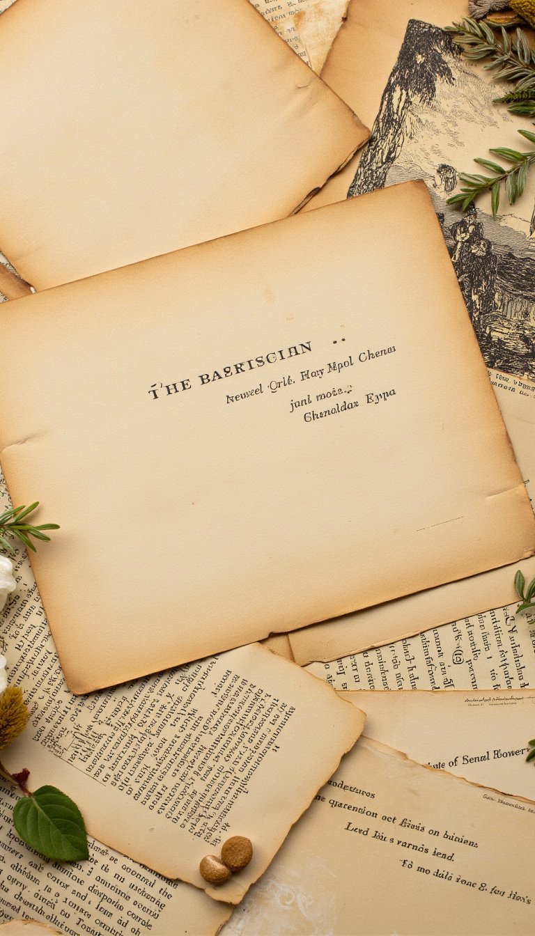 9. Antique Book Page Backgrounds