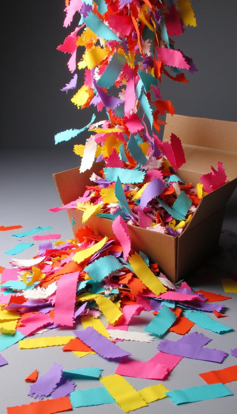 16. Personalized "Confetti" Filler for Gifts