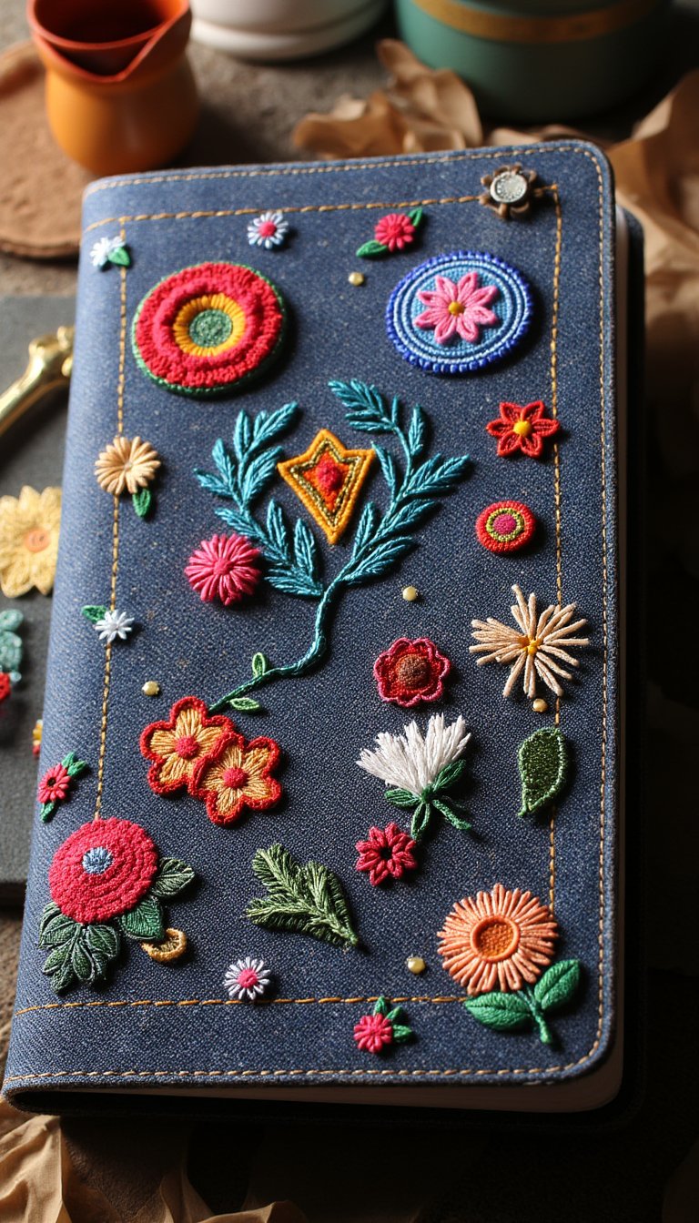 28. Patches and Embroidery on Denim or Canvas