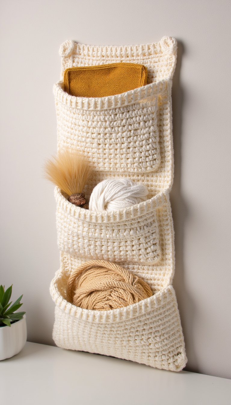 18. A Functional Wall Pocket Organizer