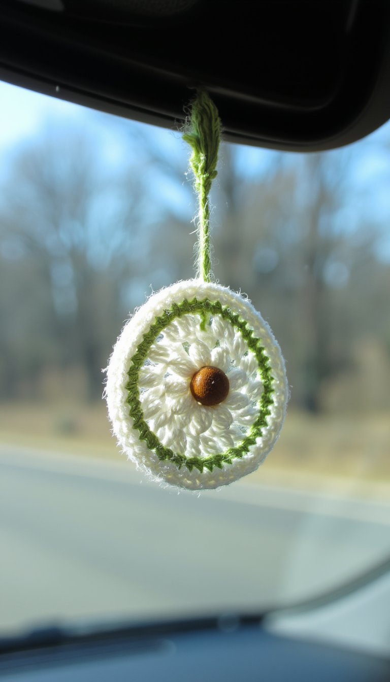 12. Decorative Rearview Mirror Charm
