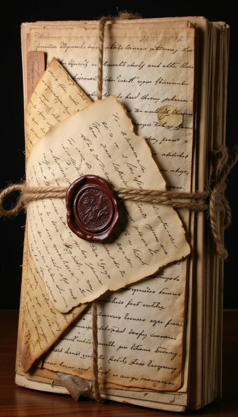 18. Tea-Stained & Sealed Letter