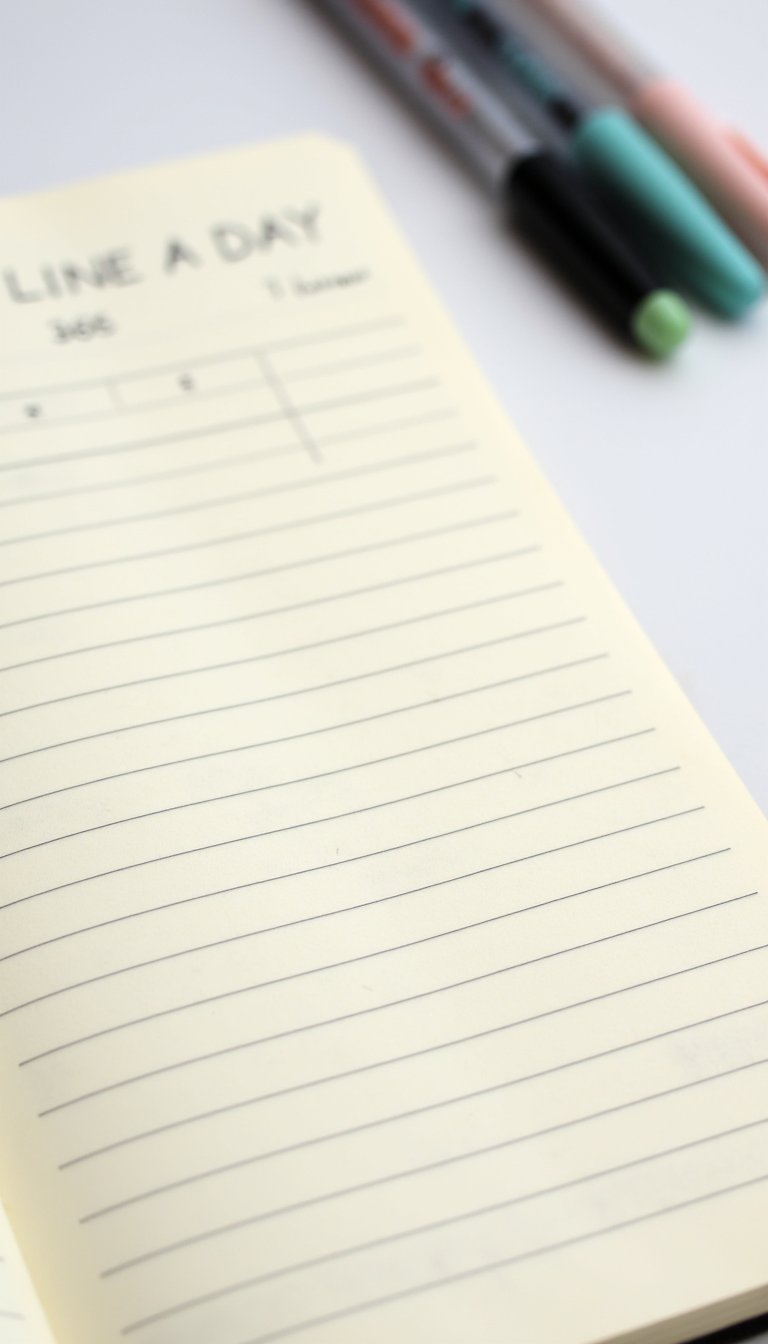 17. A "One Line a Day" Five-Year Tracker