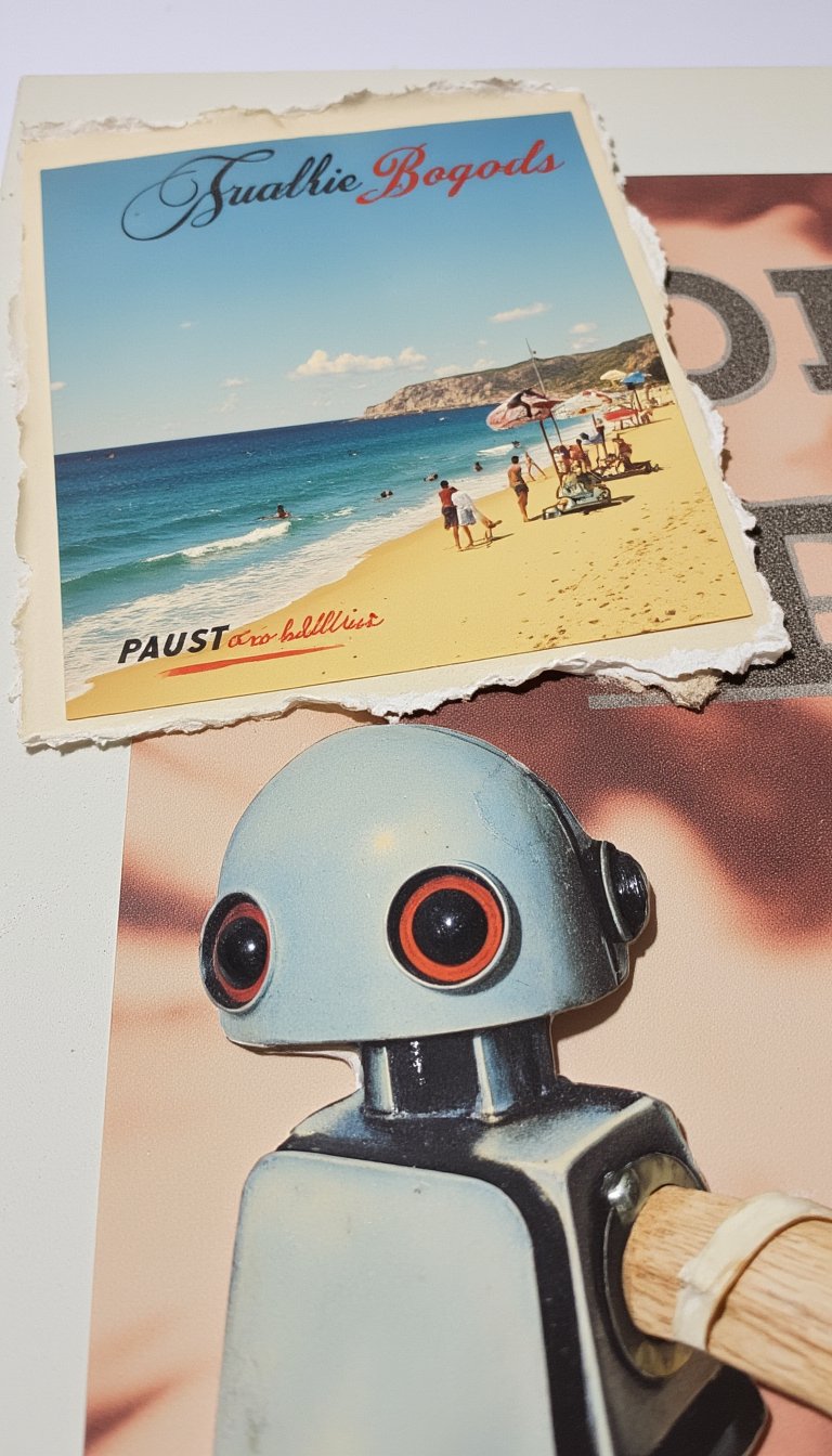 9. Vintage Postcard Reinvention