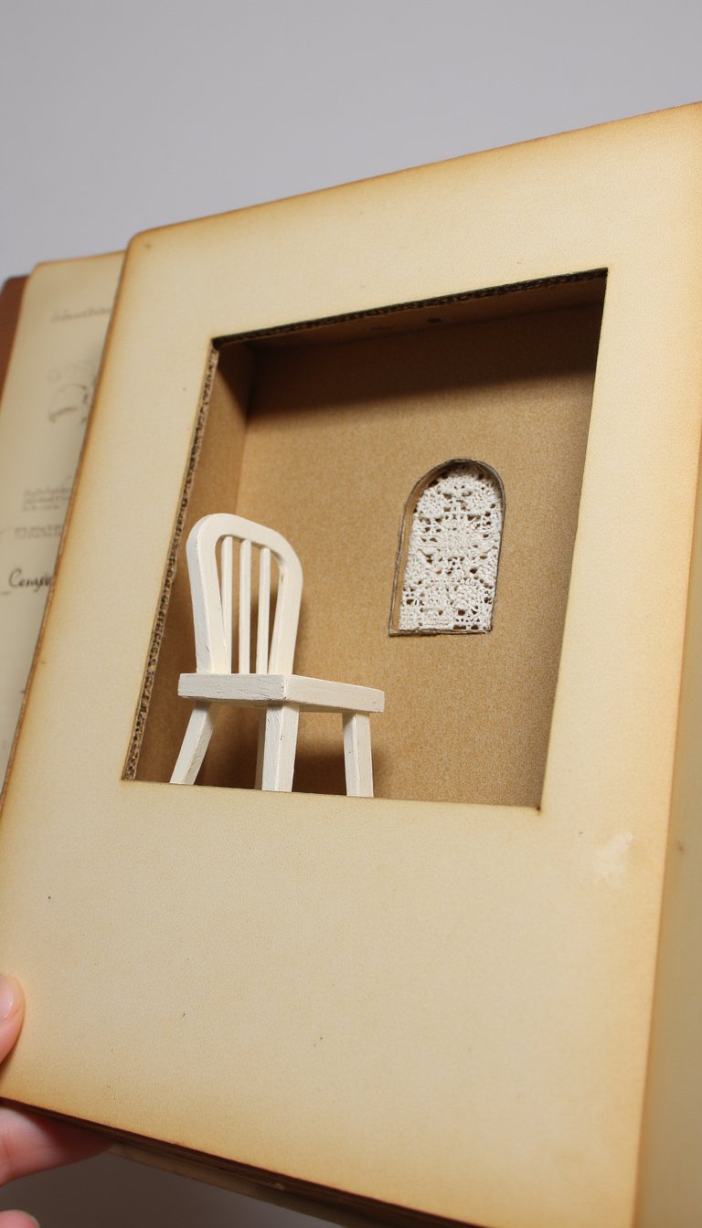 10. A Miniature Shadow Box Page
