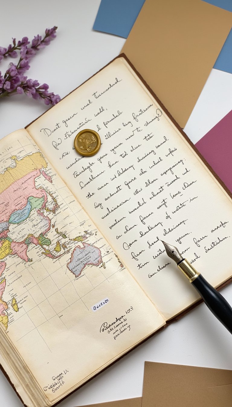 19. A Pen Pal Spread