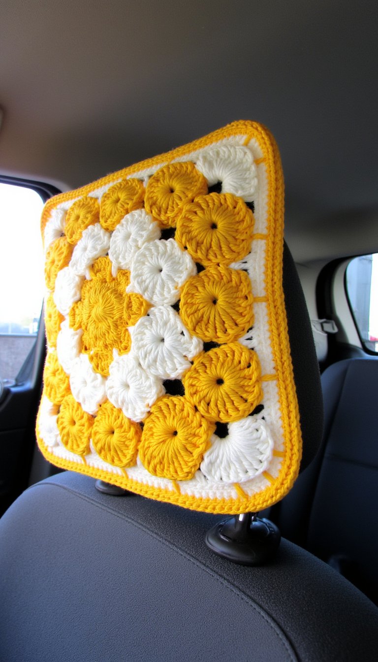 4. Decorative Headrest Covers
