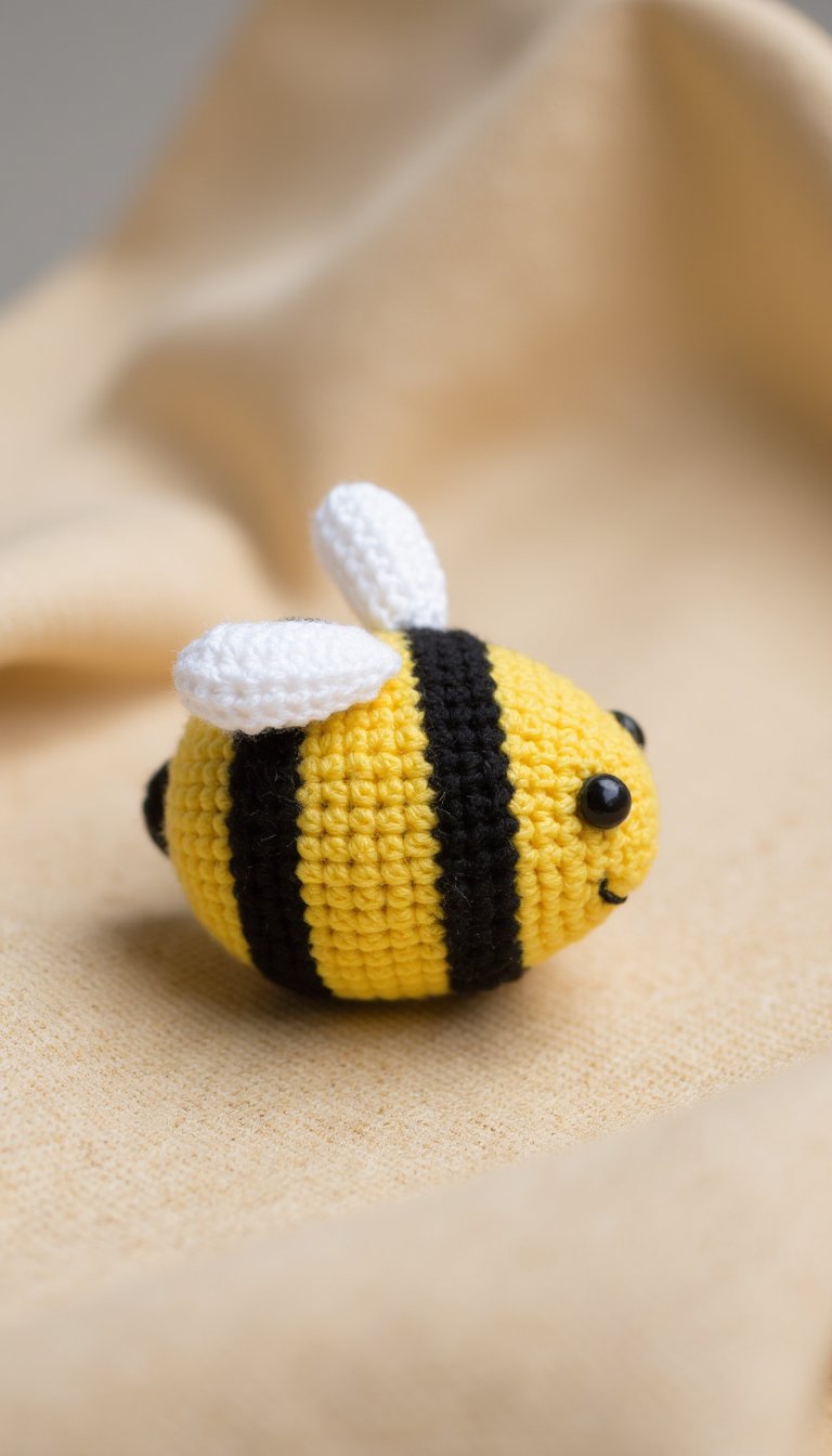 2. Amigurumi Mini Bee