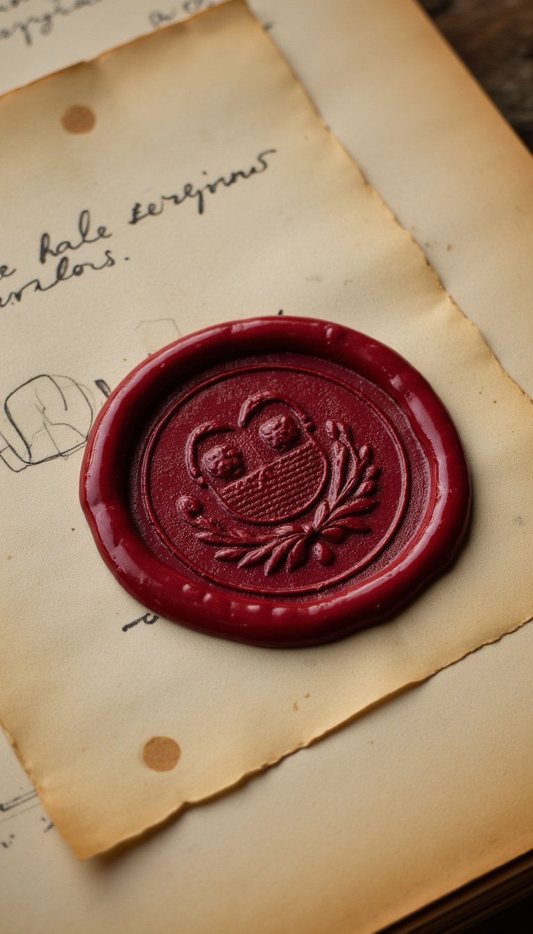 10. Wax Seal Embellishments