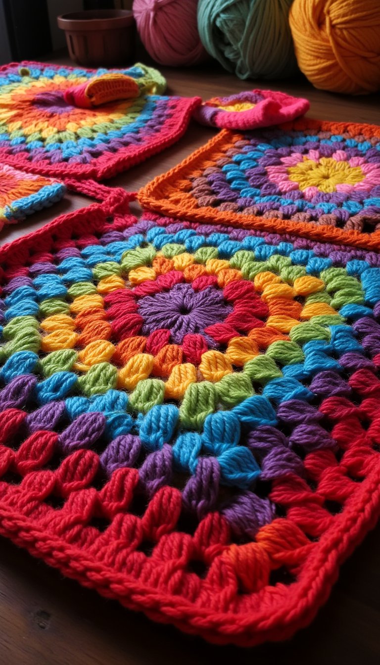 1. The Classic Granny Square Cardigan