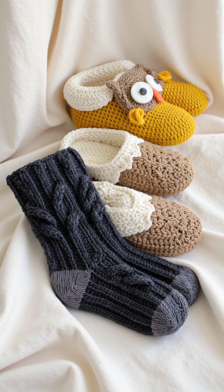 14. Cozy Home Socks & Slippers