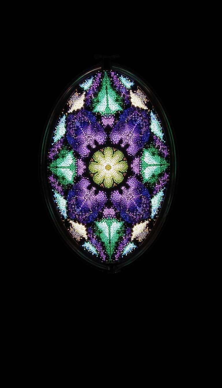 8. A “Stained Glass” Window Panel