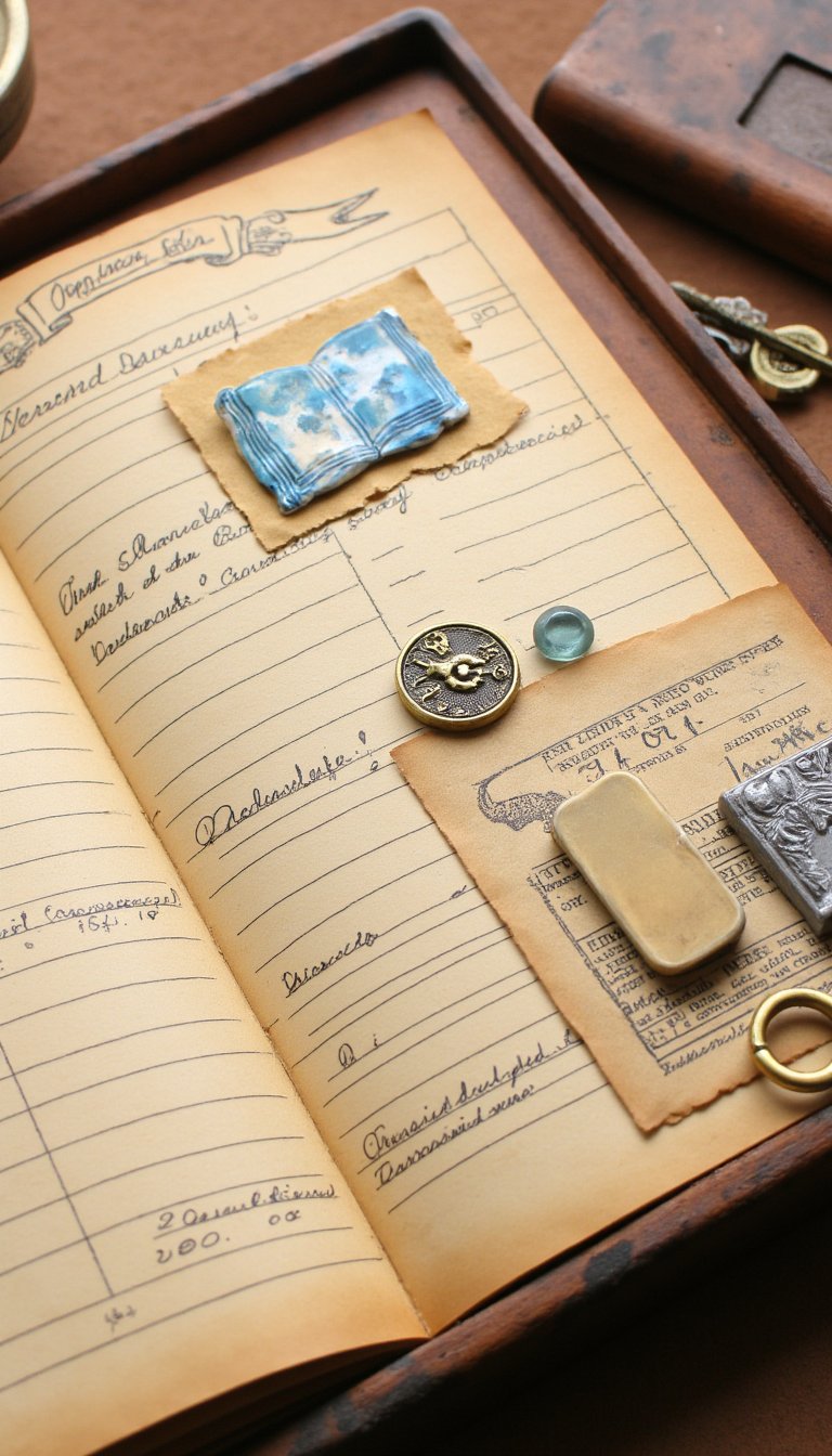 12. Habit Tracker with a Vintage Twist