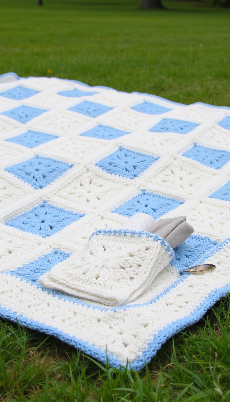 9. Picnic Blanket with Pockets