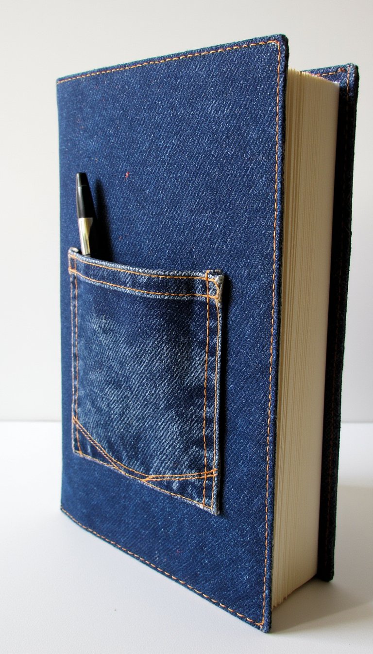 17. Denim Pocket Journal