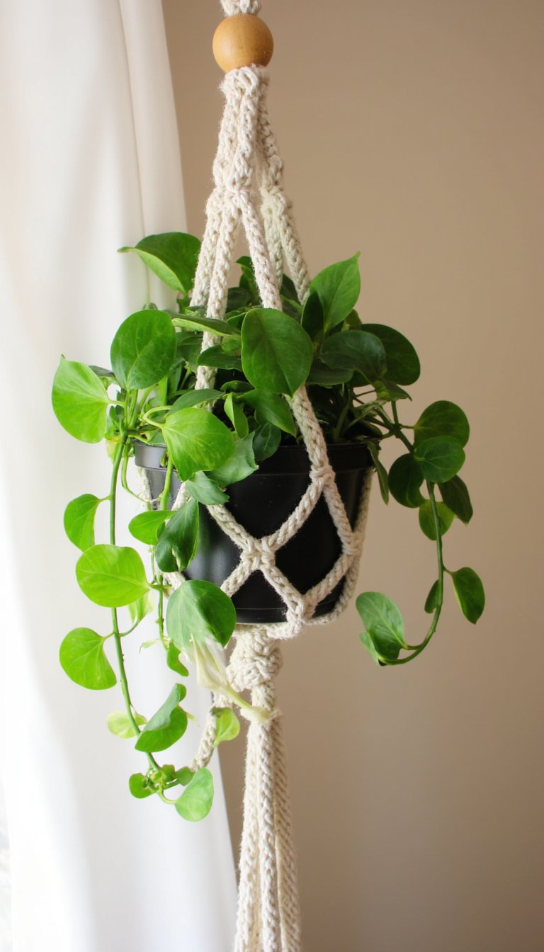 1. The Classic Macramé-Style Plant Hanger