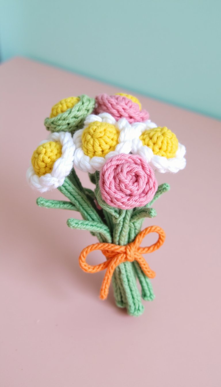 19. A Mini Flower Bouquet